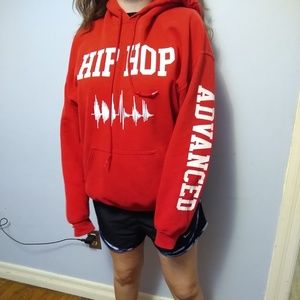 Red hoodie